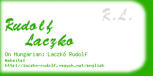 rudolf laczko business card